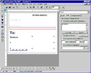 Label Designer Plus MLE Screenshot